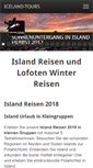 Mobile Screenshot of iceland-tours.de